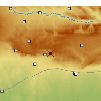 Nearby Forecast Locations - Yeşilli - Kaart