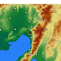 Nearby Forecast Locations - Erzin - Kaart