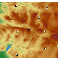 Nearby Forecast Locations - Simav - Kaart