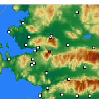 Nearby Forecast Locations - Kemalpaşa - Kaart