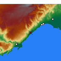 Nearby Forecast Locations - Erdemli - Kaart