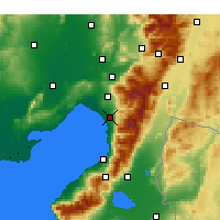 Nearby Forecast Locations - Dörtyol - Kaart