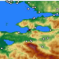 Nearby Forecast Locations - Gemlik - Kaart