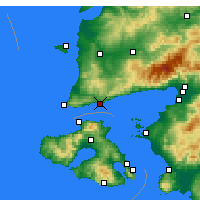 Nearby Forecast Locations - Assos - Kaart