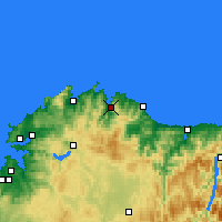 Nearby Forecast Locations - Viveiro - Kaart