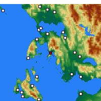 Nearby Forecast Locations - Mytikas - Kaart
