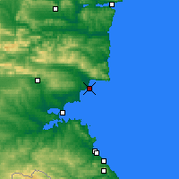 Nearby Forecast Locations - Nesebăr - Kaart