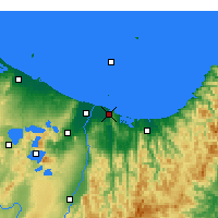 Nearby Forecast Locations - Whakatane - Kaart