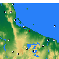 Nearby Forecast Locations - Te Puke - Kaart