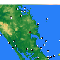 Nearby Forecast Locations - Whangarei - Kaart