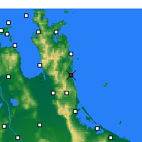 Nearby Forecast Locations - Whangamatā - Kaart