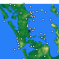 Nearby Forecast Locations - Long Bay - Kaart