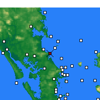 Nearby Forecast Locations - Mangawhai Heads - Kaart