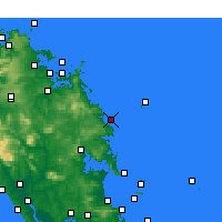 Nearby Forecast Locations - Sandy Bay - Kaart