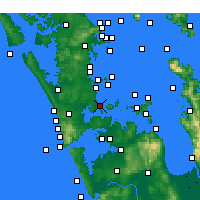 Nearby Forecast Locations - Takapuna - Kaart