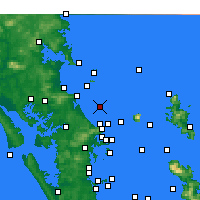 Nearby Forecast Locations - Te Arai Point - Kaart