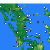 Nearby Forecast Locations - Waiwera - Kaart