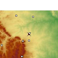 Nearby Forecast Locations - Hoedspruit - Kaart