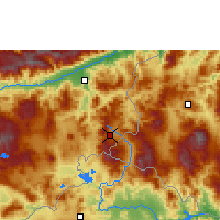 Nearby Forecast Locations - Esquipulas - Kaart