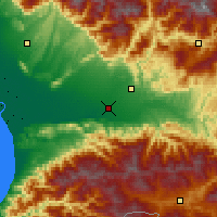 Nearby Forecast Locations - Koetaisi - Kaart