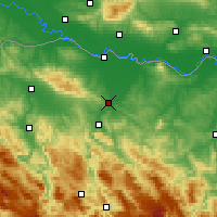 Nearby Forecast Locations - Laktaši - Kaart