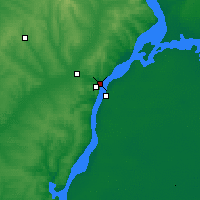 Nearby Forecast Locations - Kamysjin - Kaart