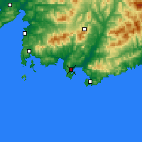 Nearby Forecast Locations - Nachodka - Kaart