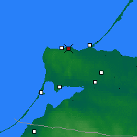 Nearby Forecast Locations - Pionerski - Kaart
