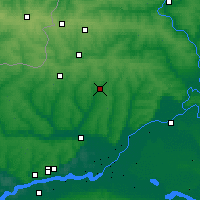 Nearby Forecast Locations - Sjachty - Kaart