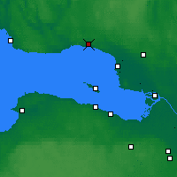 Nearby Forecast Locations - Zelenogorsk - Kaart