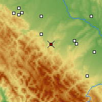 Nearby Forecast Locations - Dolyna - Kaart
