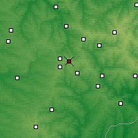 Nearby Forecast Locations - Jasynoevata - Kaart