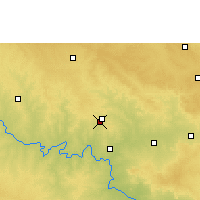 Nearby Forecast Locations - Kalaburagi - Kaart