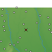 Nearby Forecast Locations - Meerut - Kaart