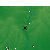 Nearby Forecast Locations - Eufaula - Kaart