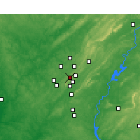 Nearby Forecast Locations - Homewood - Kaart
