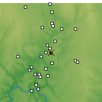 Nearby Forecast Locations - Springboro - Kaart