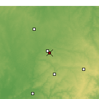 Nearby Forecast Locations - Webb - Kaart