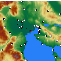 Nearby Forecast Locations - Chalastra - Kaart