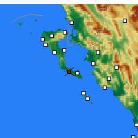 Nearby Forecast Locations - Korissia - Kaart