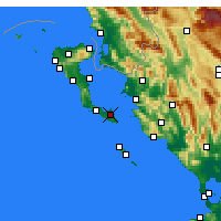 Nearby Forecast Locations - Lefkimmi - Kaart