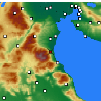 Nearby Forecast Locations - Litochoro - Kaart