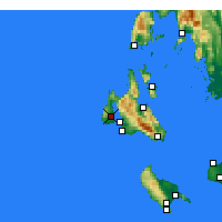 Nearby Forecast Locations - Lixouri - Kaart