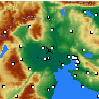Nearby Forecast Locations - Pella - Kaart