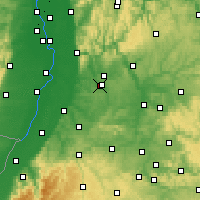Nearby Forecast Locations - Sinsheim - Kaart