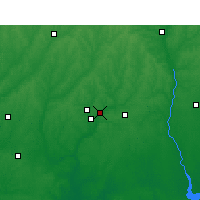 Nearby Forecast Locations - Ozark - Kaart