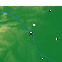 Nearby Forecast Locations - Little Rock - Kaart