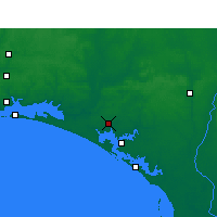 Nearby Forecast Locations - Panama City Beach - Kaart