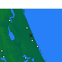 Nearby Forecast Locations - Ormond Beach - Kaart