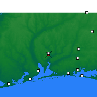 Nearby Forecast Locations - Milton - Kaart